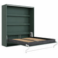 Lit Armoire Escamotable Vert 180x200cm