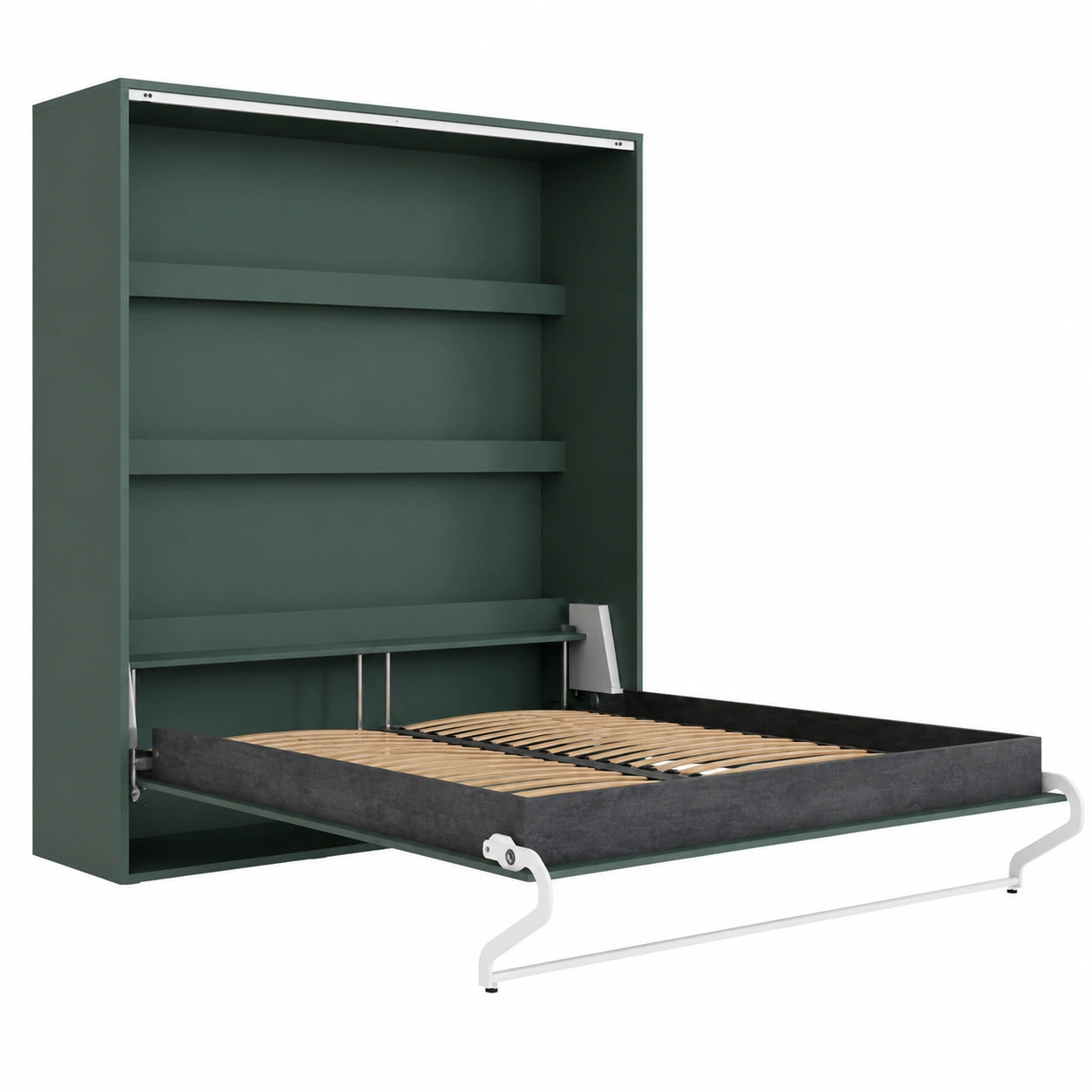 Lit Armoire Escamotable Vert 180x200cm