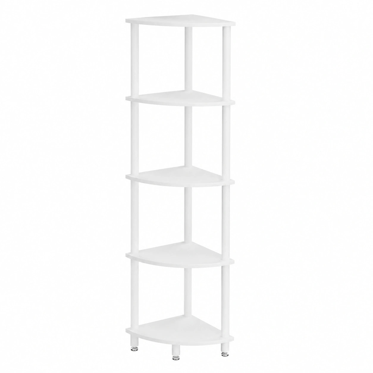 Étagère d'angle à 5 niveaux pour salon et bureau