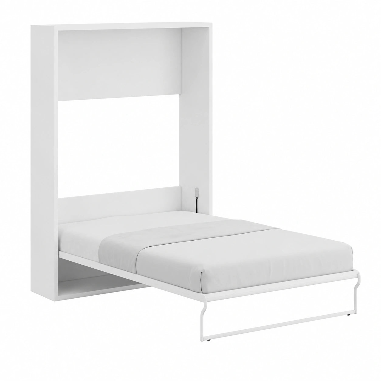 Lit escamotable vertical manuel 140 x 200 cm blanc