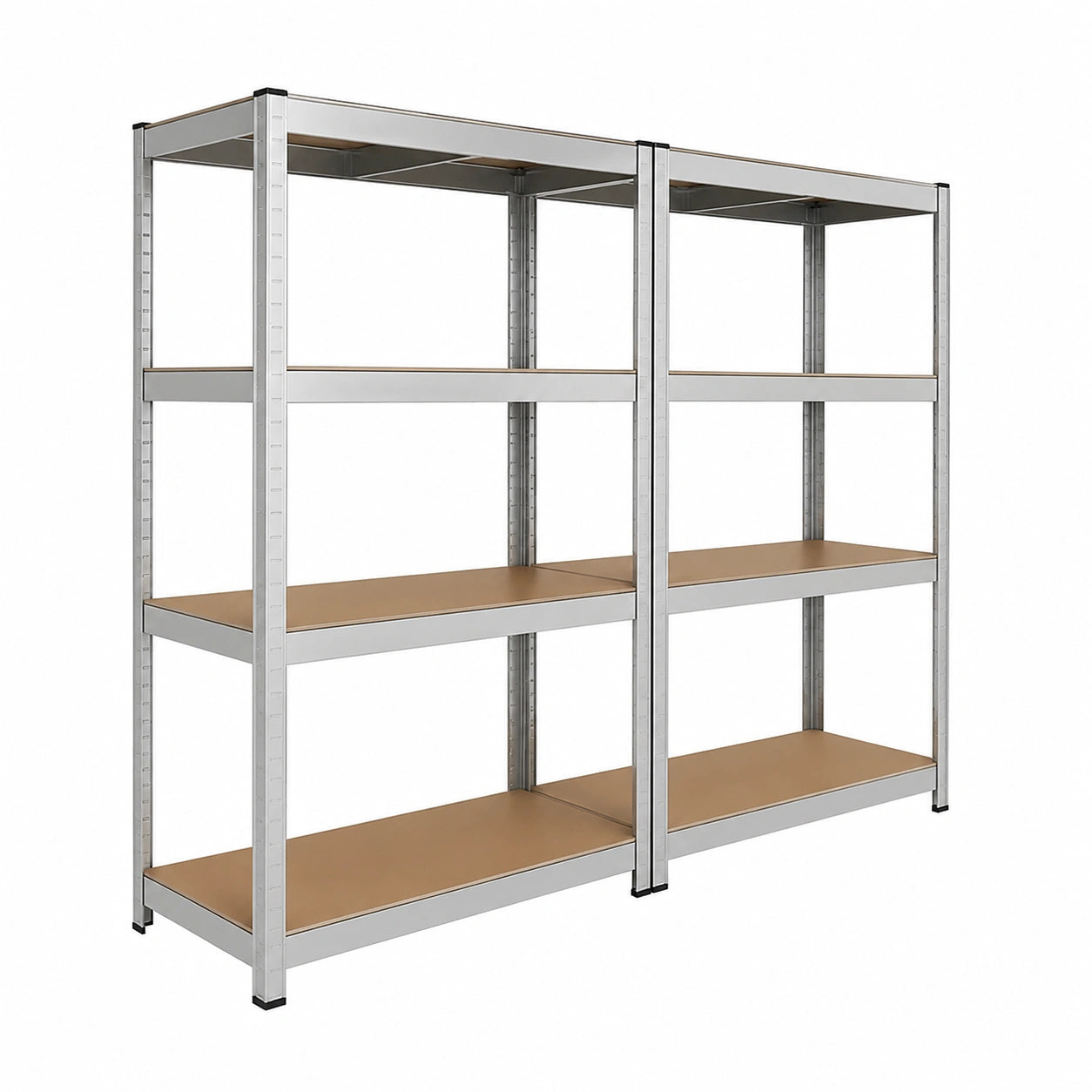 Étagères de Rangement Robustes Modulables, 4 Niveaux, 640 kg