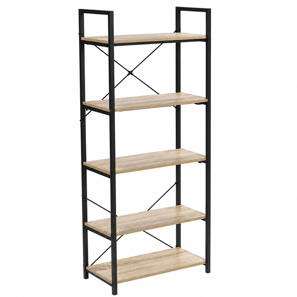 Étagère 5 Niveaux Design Industriel 170 cm