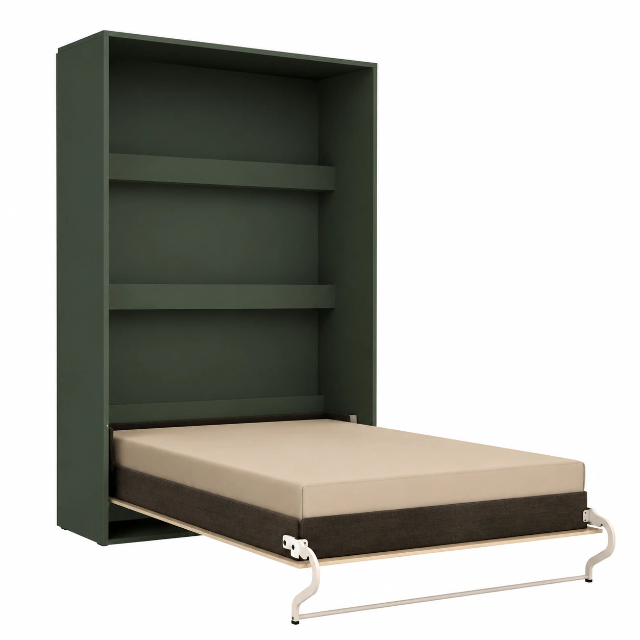 Lit Armoire Escamotable 100x200cm pour Chambre Moderne