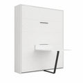 Lit armoire escamotable 160x200cm avec table intégrée