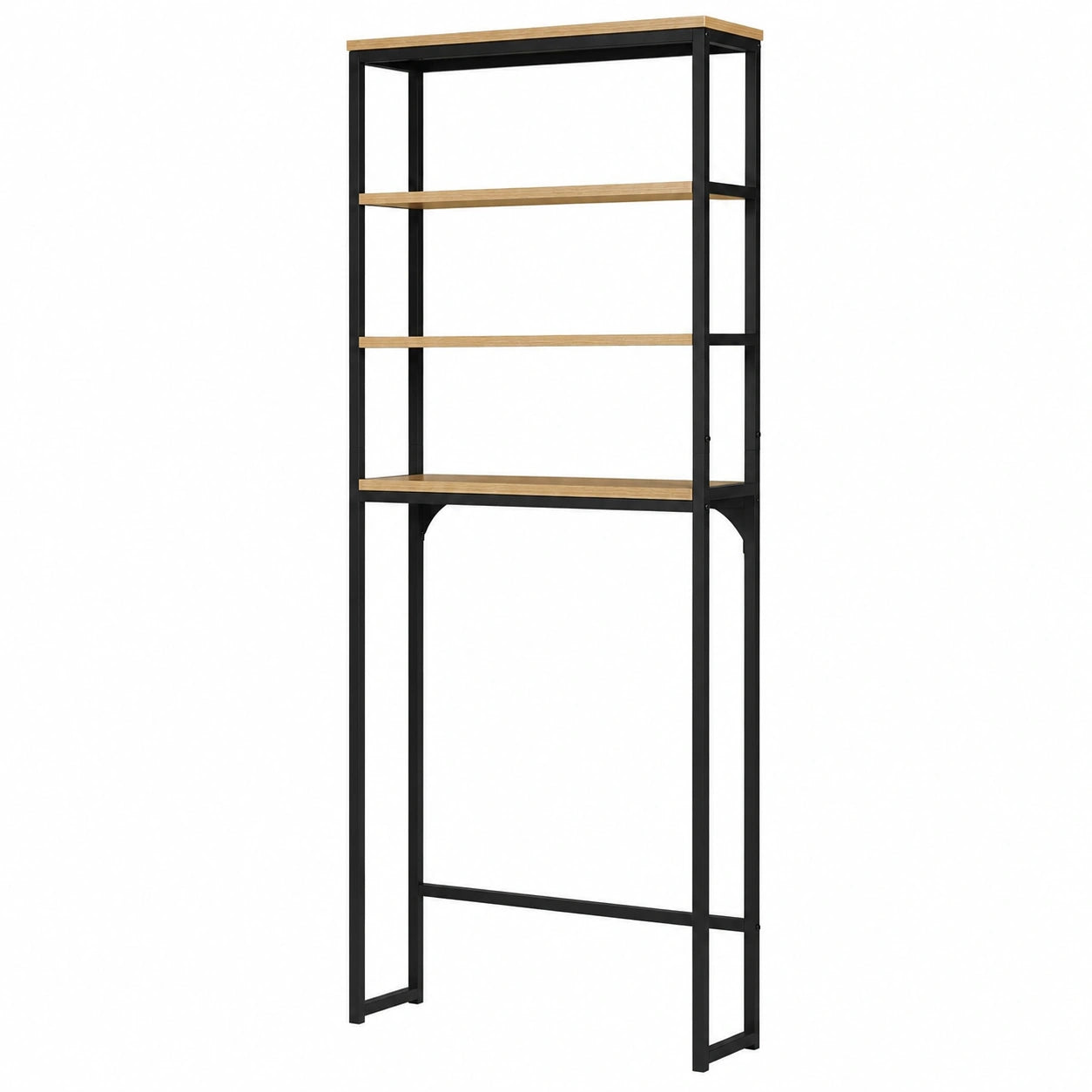 Étagère de Rangement pour Salle de Bain avec Quatre Niveaux