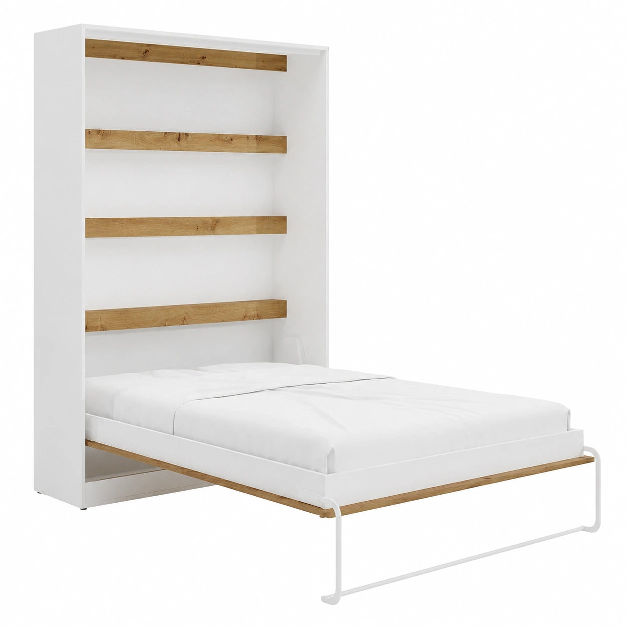 Lit escamotable vertical avec LEDs 140 x 200 cm