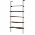 Étagère murale à 6 niveaux en métal pour livres et rangement