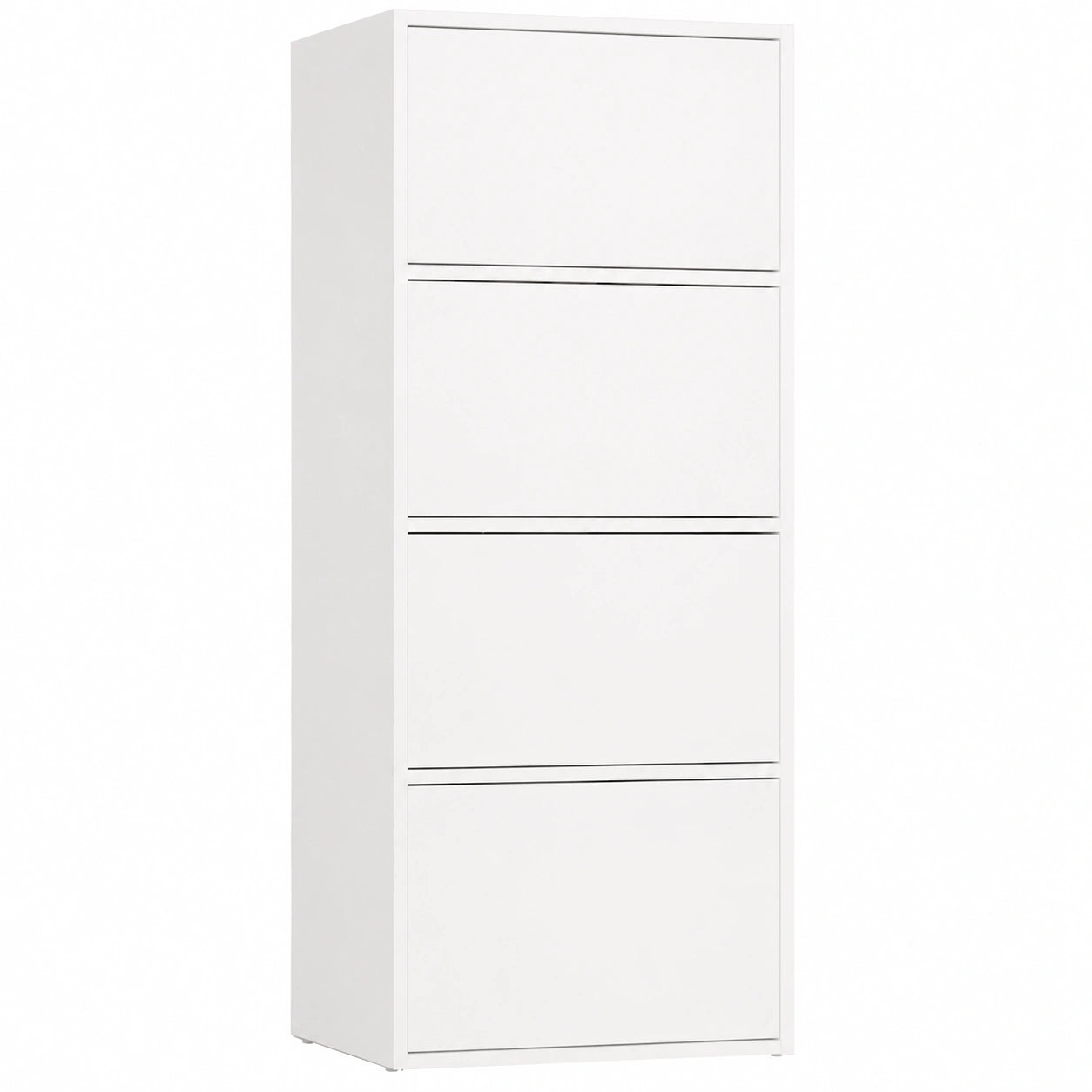 Armoire de Rangement 4 Portes avec Étagères Modernes