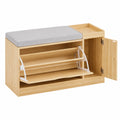 Meuble multifonction avec assise et espace de rangement pour chaussures