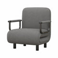 Chauffeuse convertible confortable coussins gris